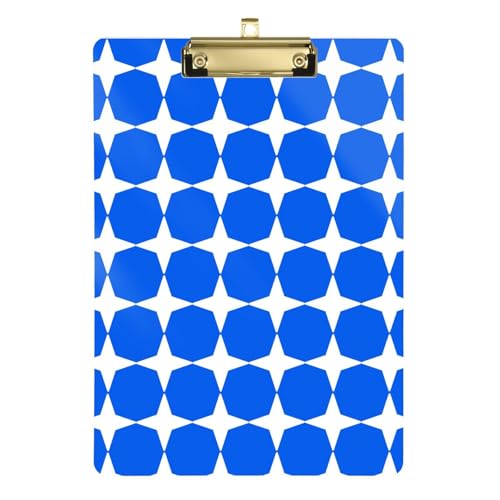LI ZHI XIN A4 Standard Klemmbretter,Acryl Clipboard,9 X 12.5 Zoll,Mit Einziehbaren Haken,FüR Schule,BüRo,Krankenschwestern Stern-Muster LI ZHI XIN A4 Standard Klemmbretter,Acryl Clipboard,9 X 12.5 Zoll,Mit Einziehbaren Haken,FüR Schule,BüRo,Krankenschwestern Stern-Muster von LI ZHI XIN
