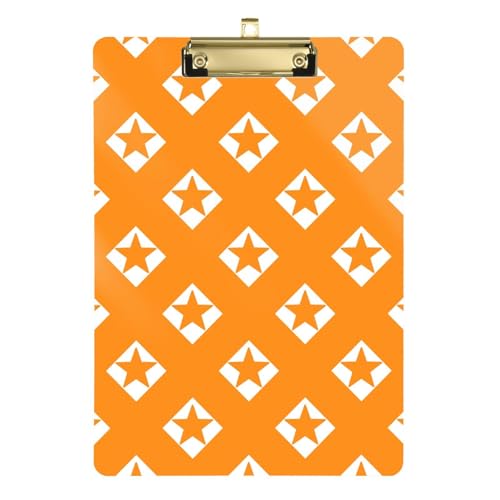 LI ZHI XIN A4 Standard Klemmbretter,Acryl Clipboard,9 X 12.5 Zoll,Mit Einziehbaren Haken,FüR Schule,BüRo,Krankenschwestern Sterne-Muster LI ZHI XIN A4 Standard Klemmbretter,Acryl Clipboard,9 X 12.5 Zoll,Mit Einziehbaren Haken,FüR Schule,BüRo,Krankenschwestern Sterne-Muster von LI ZHI XIN