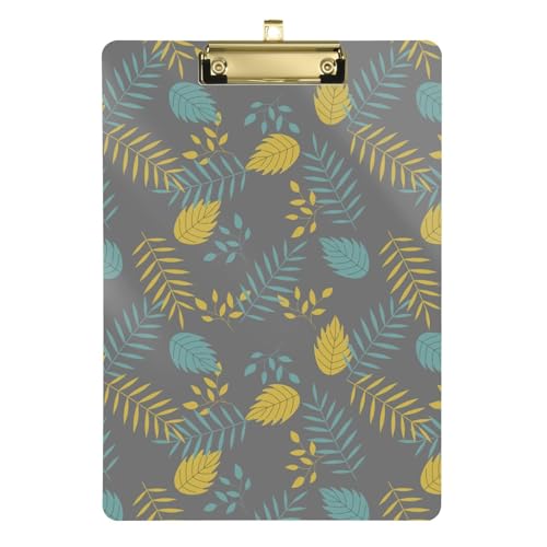 LI ZHI XIN A4 Standard Klemmbretter,Acryl Clipboard,9 X 12.5 Zoll,Mit Einziehbaren Haken,FüR Schule,BüRo,Krankenschwestern Tropische BaumbläTter LI ZHI XIN A4 Standard Klemmbretter,Acryl Clipboard,9 X 12.5 Zoll,Mit Einziehbaren Haken,FüR Schule,BüRo,Krankenschwestern Tropische BaumbläTter von LI ZHI XIN
