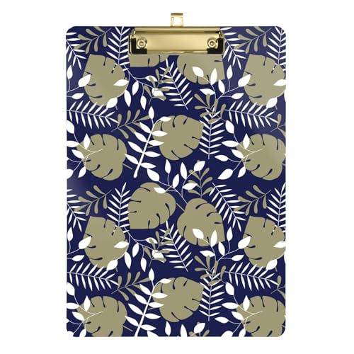 LI ZHI XIN A4 Standard Klemmbretter,Acryl Clipboard,9 X 12.5 Zoll,Mit Einziehbaren Haken,FüR Schule,BüRo,Krankenschwestern Tropische Pflanzen Baumblätter LI ZHI XIN A4 Standard Klemmbretter,Acryl Clipboard,9 X 12.5 Zoll,Mit Einziehbaren Haken,FüR Schule,BüRo,Krankenschwestern Tropische Pflanzen Baumblätter von LI ZHI XIN