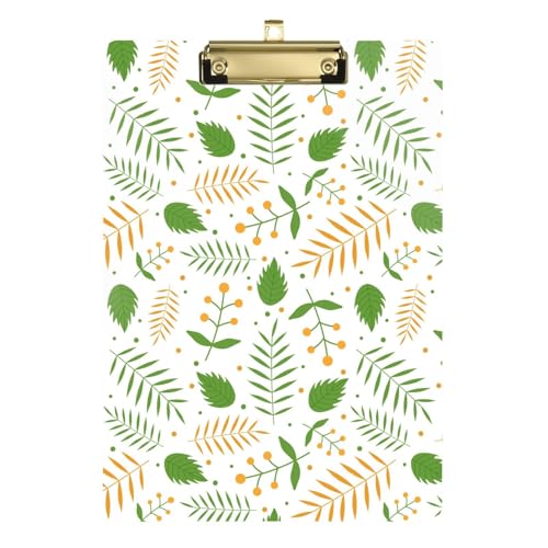 LI ZHI XIN A4 Standard Klemmbretter,Acryl Clipboard,9 X 12.5 Zoll,Mit Einziehbaren Haken,FüR Schule,BüRo,Krankenschwestern Tropische PflanzenbläTter LI ZHI XIN A4 Standard Klemmbretter,Acryl Clipboard,9 X 12.5 Zoll,Mit Einziehbaren Haken,FüR Schule,BüRo,Krankenschwestern Tropische PflanzenbläTter von LI ZHI XIN