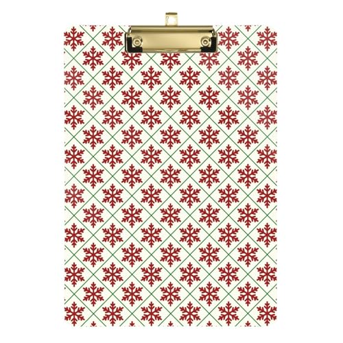LI ZHI XIN A4 Standard Klemmbretter,Acryl Clipboard,9 X 12.5 Zoll,Mit Einziehbaren Haken,FüR Schule,BüRo,Krankenschwestern Winter-Schneeflocken-Muster LI ZHI XIN A4 Standard Klemmbretter,Acryl Clipboard,9 X 12.5 Zoll,Mit Einziehbaren Haken,FüR Schule,BüRo,Krankenschwestern Winter-Schneeflocken-Muster von LI ZHI XIN
