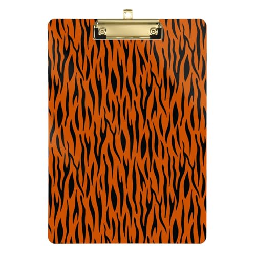 LI ZHI XIN A4 Standard Klemmbretter,Acryl Clipboard,9 X 12.5 Zoll,Mit Einziehbaren Haken,FüR Schule,BüRo,Krankenschwestern Zebra-Streifen-Muster LI ZHI XIN A4 Standard Klemmbretter,Acryl Clipboard,9 X 12.5 Zoll,Mit Einziehbaren Haken,FüR Schule,BüRo,Krankenschwestern Zebra-Streifen-Muster von LI ZHI XIN