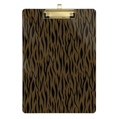 LI ZHI XIN A4 Standard Klemmbretter,Acryl Clipboard,9 X 12.5 Zoll,Mit Einziehbaren Haken,FüR Schule,BüRo,Krankenschwestern Zebra-Streifen-Muster LI ZHI XIN A4 Standard Klemmbretter,Acryl Clipboard,9 X 12.5 Zoll,Mit Einziehbaren Haken,FüR Schule,BüRo,Krankenschwestern Zebra-Streifen-Muster von LI ZHI XIN
