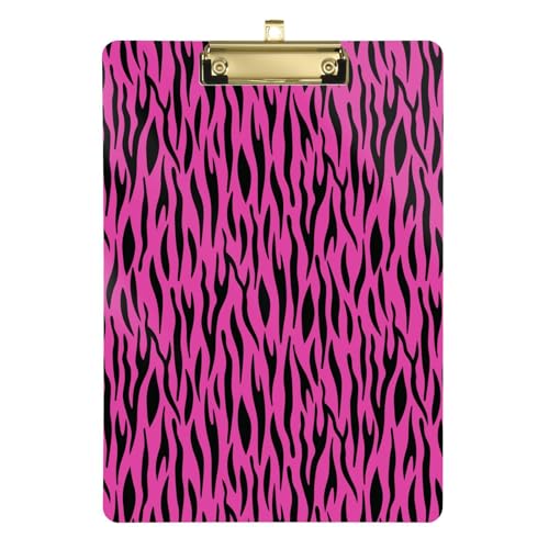 LI ZHI XIN A4 Standard Klemmbretter,Acryl Clipboard,9 X 12.5 Zoll,Mit Einziehbaren Haken,FüR Schule,BüRo,Krankenschwestern Zebra-Streifen-Muster LI ZHI XIN A4 Standard Klemmbretter,Acryl Clipboard,9 X 12.5 Zoll,Mit Einziehbaren Haken,FüR Schule,BüRo,Krankenschwestern Zebra-Streifen-Muster von LI ZHI XIN