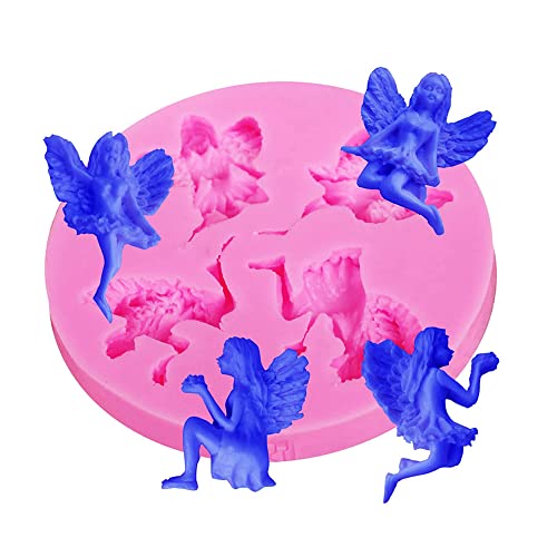 UYST Engel Fee Silikonform 3D Fondant Kuchenform Gießformen Seifen für Clay Seife Schokolade Fudge Kuchen Dekoration Duftkerze Gipsform Kunsthandwerk UYST Engel Fee Silikonform 3D Fondant Kuchenform Gießformen Seifen für Clay Seife Schokolade Fudge Kuchen Dekoration Duftkerze Gipsform Kunsthandwerk von LIANCHEN