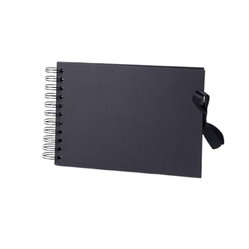 LIANRISES Scrapbook Photo Album Fotoalbum Zum Selbstgestalten Fotoalbum Zum Einkleben Fotoecken Fotoalbum Schwarz Seiten Hochzeitsalbum für Geburtstag Valentinstag DIY 30 Schwarze Seiten von LIANRISES