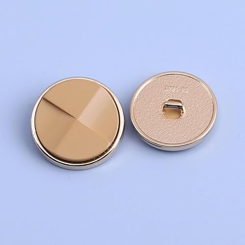 LIBERGA 10 Stück Knöpfe mit Goldenem Rand Und Schaft, Runder Gespleißter Knopf für Kleidung Strickjacken Mäntel Bastelprojekte, Braun, 23mm LIBERGA 10 Stück Knöpfe mit Goldenem Rand Und Schaft, Runder Gespleißter Knopf für Kleidung Strickjacken Mäntel Bastelprojekte, Braun, 23mm von LIBERGA
