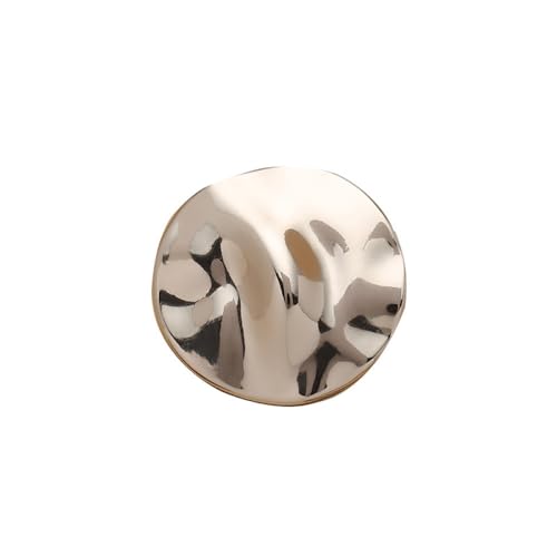 LIBERGA 10 Stück Unregelmäßige Metall Knöpfe Mit Schaft, Dekorativer Knöpfe Für Damen Oder Herren Kleidung Strickjacken Mäntel Bastelprojekte, Silber, 18mm LIBERGA 10 Stück Unregelmäßige Metall Knöpfe Mit Schaft, Dekorativer Knöpfe Für Damen Oder Herren Kleidung Strickjacken Mäntel Bastelprojekte, Silber, 18mm von LIBERGA