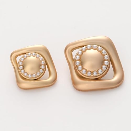 LIBERGA 10 Stück Unregelmäßige Perlmutt Knöpfe mit Schaft, Modischer Nähknöpfe für Kleidung Strickjacken Mäntel Bastelprojekte, Gold, 23mm LIBERGA 10 Stück Unregelmäßige Perlmutt Knöpfe mit Schaft, Modischer Nähknöpfe für Kleidung Strickjacken Mäntel Bastelprojekte, Gold, 23mm von LIBERGA