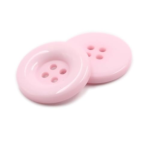 LIBERGA 100 Stück Runde Harz Knöpfe, 4 Löcher, Nähknöpfe für Kleidung Strickjacken Mantel Bastelprojekte, Rosa, 28mm LIBERGA 100 Stück Runde Harz Knöpfe, 4 Löcher, Nähknöpfe für Kleidung Strickjacken Mantel Bastelprojekte, Rosa, 28mm von LIBERGA