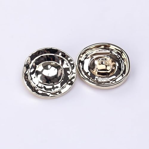 LIBERGA 20 Stück 3 Kreisförmige Konkave Metall Knöpfe für Kleidung Strickjacken Mäntel Bastelprojekte, Hellgold, 18mm LIBERGA 20 Stück 3 Kreisförmige Konkave Metall Knöpfe für Kleidung Strickjacken Mäntel Bastelprojekte, Hellgold, 18mm von LIBERGA