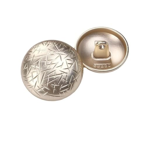 LIBERGA 20 Stück Gekratzte Runde Metall Knöpfe für Kleidung Strickjacken Mäntel Bastelprojekte, 15mm LIBERGA 20 Stück Gekratzte Runde Metall Knöpfe für Kleidung Strickjacken Mäntel Bastelprojekte, 15mm von LIBERGA