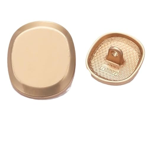LIBERGA 20 Stück Goldene Knöpfe mit Schaft, Modischer Metallknopf für Kleidung, Strickjacken, Mäntel, Bastelprojekte, 20mm × 17mm LIBERGA 20 Stück Goldene Knöpfe mit Schaft, Modischer Metallknopf für Kleidung, Strickjacken, Mäntel, Bastelprojekte, 20mm × 17mm von LIBERGA