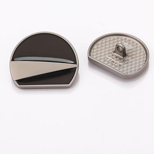 LIBERGA 20 Stück Knöpfe mit Schaft, Modischer Metallknopf für Kleidung Strickjacken Mäntel Bastelprojekte, 20mm × 17mm LIBERGA 20 Stück Knöpfe mit Schaft, Modischer Metallknopf für Kleidung Strickjacken Mäntel Bastelprojekte, 20mm × 17mm von LIBERGA