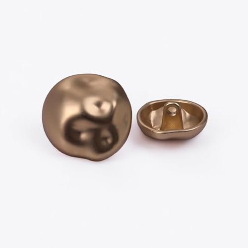 LIBERGA 20 Stück Mode Knöpfe mit Schaft, Unregelmäßig Gebogener Metallknopf für Kleidung Strickjacken Mantel Bastelprojekte, 18mm LIBERGA 20 Stück Mode Knöpfe mit Schaft, Unregelmäßig Gebogener Metallknopf für Kleidung Strickjacken Mantel Bastelprojekte, 18mm von LIBERGA