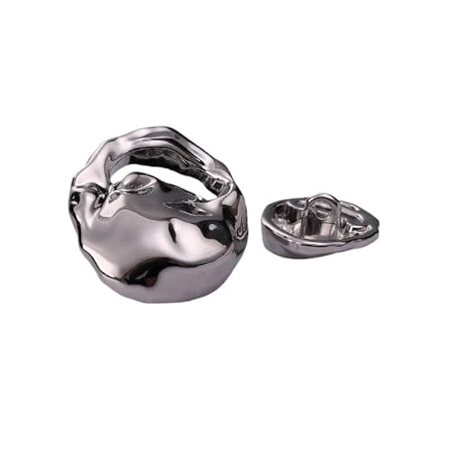 LIBERGA 20 Stück Mode Knöpfe mit Schaft, Unregelmäßiger Hohler Metallknopf für Kleidung Strickjacken Mantel Bastelprojekte, 18mm LIBERGA 20 Stück Mode Knöpfe mit Schaft, Unregelmäßiger Hohler Metallknopf für Kleidung Strickjacken Mantel Bastelprojekte, 18mm von LIBERGA