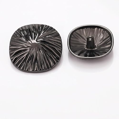 LIBERGA 20 Stück Modische Metall Knöpfe mit Schaft, 30mm Knöpfe für Kleidung, Strickjacken, Mäntel, Bastelprojekte, Schwarz LIBERGA 20 Stück Modische Metall Knöpfe mit Schaft, 30mm Knöpfe für Kleidung, Strickjacken, Mäntel, Bastelprojekte, Schwarz von LIBERGA