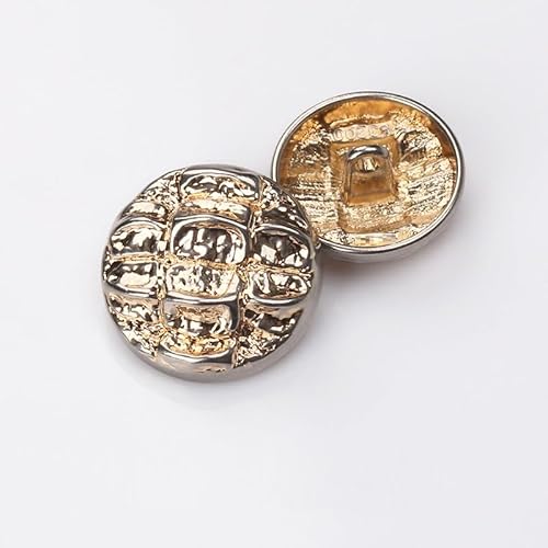 LIBERGA 20 Stück Runde Knöpfe mit Metallstruktur für Kleidung Strickjacken Mäntel Bastelprojekte, 20mm LIBERGA 20 Stück Runde Knöpfe mit Metallstruktur für Kleidung Strickjacken Mäntel Bastelprojekte, 20mm von LIBERGA