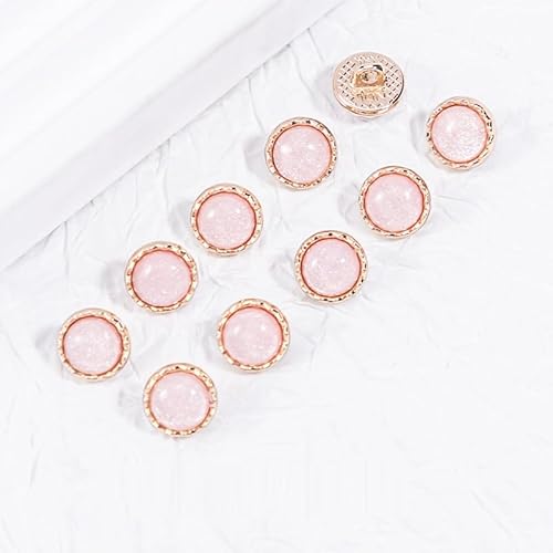 LIBERGA 20 Stück Runde Knöpfe mit Schaft, 10mm Kleiner Knöpfe für Kleidung, Hemd, Bastelprojekte, Rosa LIBERGA 20 Stück Runde Knöpfe mit Schaft, 10mm Kleiner Knöpfe für Kleidung, Hemd, Bastelprojekte, Rosa von LIBERGA