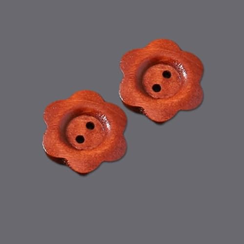 LIBERGA 30 Stück Blumen Knöpfe Aus Holz, 2 Löcher, Süßer Nähknöpfe für Kleidung Strickjacken Mantel Bastelprojekte, 18mm LIBERGA 30 Stück Blumen Knöpfe Aus Holz, 2 Löcher, Süßer Nähknöpfe für Kleidung Strickjacken Mantel Bastelprojekte, 18mm von LIBERGA
