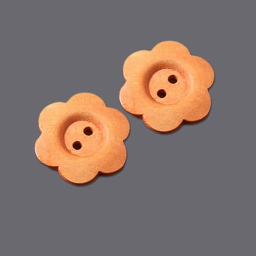 LIBERGA 30 Stück Blumen Knöpfe Aus Holz, 2 Löcher, Süßer Nähknöpfe für Kleidung Strickjacken Mantel Bastelprojekte, 30mm LIBERGA 30 Stück Blumen Knöpfe Aus Holz, 2 Löcher, Süßer Nähknöpfe für Kleidung Strickjacken Mantel Bastelprojekte, 30mm von LIBERGA
