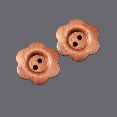 LIBERGA 30 Stück Blumen Knöpfe Aus Holz, 2 Löcher, Süßer Nähknöpfe für Kleidung Strickjacken Mantel Bastelprojekte, 30mm LIBERGA 30 Stück Blumen Knöpfe Aus Holz, 2 Löcher, Süßer Nähknöpfe für Kleidung Strickjacken Mantel Bastelprojekte, 30mm von LIBERGA