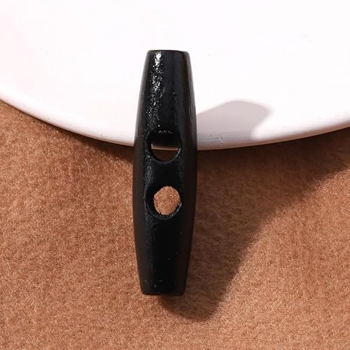 LIBERGA 40 Stück Holz Knöpfe, 2 Löcher, Nähknöpfe für Kleidung Strickjacken Mantel Bastelprojekte, Schwarz, 40mm LIBERGA 40 Stück Holz Knöpfe, 2 Löcher, Nähknöpfe für Kleidung Strickjacken Mantel Bastelprojekte, Schwarz, 40mm von LIBERGA