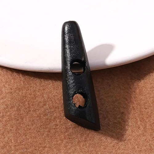 LIBERGA 40 Stück Holz Knöpfe, 2 Löcher, Nähknöpfe für Kleidung Strickjacken Mantel Bastelprojekte, Schwarz, 60mm LIBERGA 40 Stück Holz Knöpfe, 2 Löcher, Nähknöpfe für Kleidung Strickjacken Mantel Bastelprojekte, Schwarz, 60mm von LIBERGA