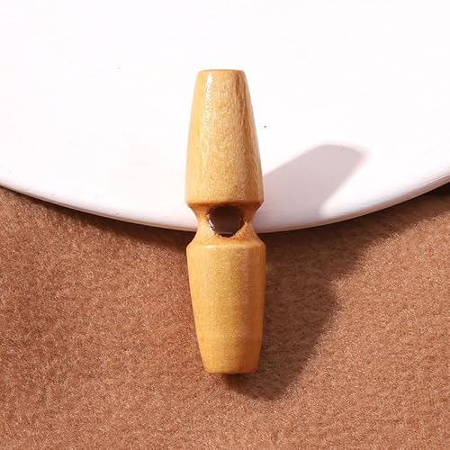 LIBERGA 40 Stück Holz Knöpfe mit Löchern, Nähknöpfe für Kleidung Strickjacken Mäntel Bastelprojekte, 50mm LIBERGA 40 Stück Holz Knöpfe mit Löchern, Nähknöpfe für Kleidung Strickjacken Mäntel Bastelprojekte, 50mm von LIBERGA