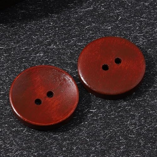 LIBERGA 50 Stück Holz Knöpfe, 2 Löcher, Runder Nähknöpfe für Kleidung Strickjacken Mantel Bastelprojekte, 20mm LIBERGA 50 Stück Holz Knöpfe, 2 Löcher, Runder Nähknöpfe für Kleidung Strickjacken Mantel Bastelprojekte, 20mm von LIBERGA