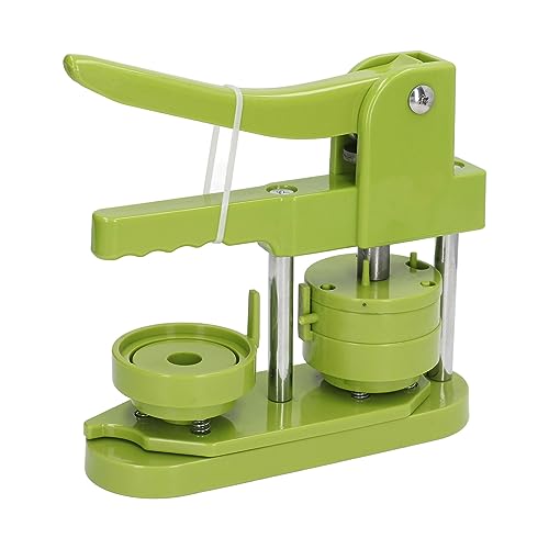 Taste Maker -Maschine, 100 Sets Pin Maker Badge Drücken Sie die Maschine mit Musterbuch und Taste, die Vorräte für Diy Personalisierte Pin -Back -Tasten Machen (25mm) (32 mm) (58MM) von LICAEVEY
