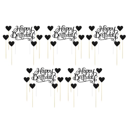 LICHENGTAI 5 Stück Happy Birthday Tortendeko, Acryl Cake Topper Geburtstag Kuchendeko Glitzer Cupcake Topper Tortenstecker für Mädchen Junge Mann Frau Kinder Geburtstag Taufe Party Deko LICHENGTAI 5 Stück Happy Birthday Tortendeko, Acryl Cake Topper Geburtstag Kuchendeko Glitzer Cupcake Topper Tortenstecker für Mädchen Junge Mann Frau Kinder Geburtstag Taufe Party Deko von LICHENGTAI