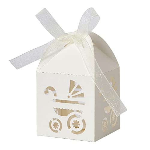 LICHENGTAI 50 Stück Geschenkbox Taufe Kinder Party Süßigkeiten Kasten Gastgeschenke Schachtel Gastgeschenke Box mit Schleife, Pralinenschachtel für Kinder Geburtstag Taufe Geburt Party LICHENGTAI 50 Stück Geschenkbox Taufe Kinder Party Süßigkeiten Kasten Gastgeschenke Schachtel Gastgeschenke Box mit Schleife, Pralinenschachtel für Kinder Geburtstag Taufe Geburt Party von LICHENGTAI