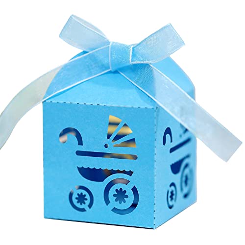 LICHENGTAI 50 Stück Geschenkbox Taufe Kinder Party Süßigkeiten Kasten Gastgeschenke Schachtel Gastgeschenke Box mit Schleife, Pralinenschachtel für Kinder Geburtstag Taufe Geburt Party LICHENGTAI 50 Stück Geschenkbox Taufe Kinder Party Süßigkeiten Kasten Gastgeschenke Schachtel Gastgeschenke Box mit Schleife, Pralinenschachtel für Kinder Geburtstag Taufe Geburt Party von LICHENGTAI