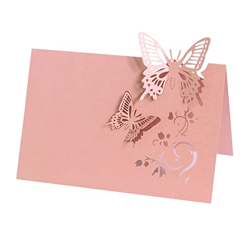 LICHENGTAI 50 Stück Tischkarten Hochzeit Schmetterling Namenskarten Platzkarten für Hochzeit Geburtstag Konfirmation Kommunion Taufe Feier LICHENGTAI 50 Stück Tischkarten Hochzeit Schmetterling Namenskarten Platzkarten für Hochzeit Geburtstag Konfirmation Kommunion Taufe Feier von LICHENGTAI