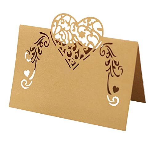 LICHENGTAI 50er Pack Tischkarten Liebe Herz Platzkarten Kartenhalter Blanko Namenskarten für Hochzeiten Geburtstage Taufe Familienfeiern Trauerfeiern Meetings Präsentationen LICHENGTAI 50er Pack Tischkarten Liebe Herz Platzkarten Kartenhalter Blanko Namenskarten für Hochzeiten Geburtstage Taufe Familienfeiern Trauerfeiern Meetings Präsentationen von LICHENGTAI
