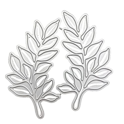 LICHENGTAI Blatt Stanzschablone Stanzformen Karbonstahl Bastelarbeiten Metall Stanzschablone Scrapbooking Prägeschablonen für DIY Scrapbooking Album Papier Karten DIY Grußkarten #02 von LICHENGTAI