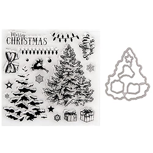 LICHENGTAI DIY Stanzschablonen Und Stempel Scrapbooking Stanzmaschine Schablonen Weihnachts Stanzformen Selbst Gestalten Und Silikonstempel Set Für DIY Scrapbooking, Kunsthandwerk, Stanzen LICHENGTAI DIY Stanzschablonen Und Stempel Scrapbooking Stanzmaschine Schablonen Weihnachts Stanzformen Selbst Gestalten Und Silikonstempel Set Für DIY Scrapbooking, Kunsthandwerk, Stanzen von LICHENGTAI