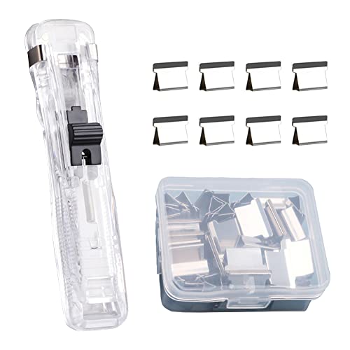 LICHENGTAI Hefter, Mini Push Hefter Set mit 50 Stück Wiederverwendbare Heftklammern, Mehrzweck Bürohefter Set, Kann für Büroarbeit, Dokumentensortierung, Datensortierung Verwendet Werden LICHENGTAI Hefter, Mini Push Hefter Set mit 50 Stück Wiederverwendbare Heftklammern, Mehrzweck Bürohefter Set, Kann für Büroarbeit, Dokumentensortierung, Datensortierung Verwendet Werden von LICHENGTAI