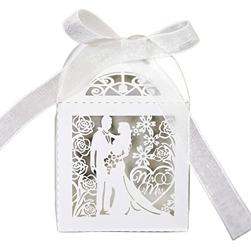LICHENGTAI Hochzeit Geschenkbox für Gäste, 50 Stück Gastgeschenk Schachtel Quadratisch, Süßigkeit Kästen Gastgeschenk Box Schachtel Geschenkbox DIY Bonbon Box für Hochzeit Party Tischdeko LICHENGTAI Hochzeit Geschenkbox für Gäste, 50 Stück Gastgeschenk Schachtel Quadratisch, Süßigkeit Kästen Gastgeschenk Box Schachtel Geschenkbox DIY Bonbon Box für Hochzeit Party Tischdeko von LICHENGTAI
