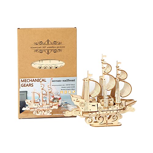 LICHENGTAI Holzschiff Modelle DIY Holzpuzzle Bausatz, 3D Holzpuzzles, 3D Puzzle Holzbausatz Schiffsmodell Segelschiff Flaggschiff Holzmodell Spielzeug Geschenk für Kinder Jugendliche und Erwachsene LICHENGTAI Holzschiff Modelle DIY Holzpuzzle Bausatz, 3D Holzpuzzles, 3D Puzzle Holzbausatz Schiffsmodell Segelschiff Flaggschiff Holzmodell Spielzeug Geschenk für Kinder Jugendliche und Erwachsene von LICHENGTAI