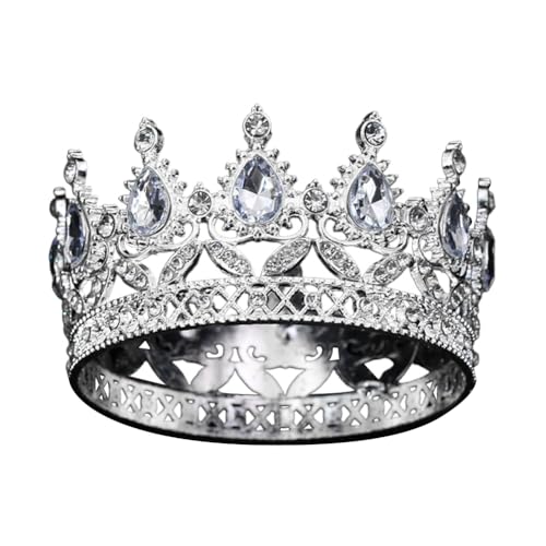 LICHENGTAI Krone Tortendeko, Vintage King Prinzessin Strass Krone Kuchen Topper Dekoration Wiederverwendbare Cake Topper Tortendeko für Geburtstag Party Hochzeit Kuchen Prinzessin Kopfschmuck Zubehör LICHENGTAI Krone Tortendeko, Vintage King Prinzessin Strass Krone Kuchen Topper Dekoration Wiederverwendbare Cake Topper Tortendeko für Geburtstag Party Hochzeit Kuchen Prinzessin Kopfschmuck Zubehör von LICHENGTAI
