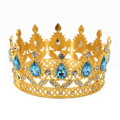 LICHENGTAI Krone Tortendeko, Vintage King Prinzessin Strass Krone Kuchen Topper Dekoration Wiederverwendbare Cake Topper Tortendeko für Geburtstag Party Hochzeit Kuchen Prinzessin Kopfschmuck Zubehör LICHENGTAI Krone Tortendeko, Vintage King Prinzessin Strass Krone Kuchen Topper Dekoration Wiederverwendbare Cake Topper Tortendeko für Geburtstag Party Hochzeit Kuchen Prinzessin Kopfschmuck Zubehör von LICHENGTAI