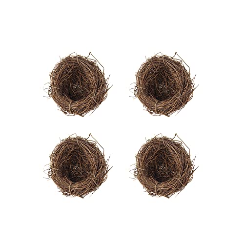 LICHENGTAI Rattan Ostern Vogelnest Deko Künstliches Osternest mit Vogelnest, Zubehör für Ostern, Basteln, Heimdekoration Ornamente für Zuhause, Oster Party, Foto Requisiten, Bastelbedarf von LICHENGTAI