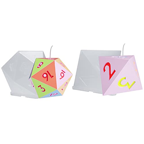 LICHENGTAI Silikonformen Würfel Epoxidharz Formen Dice Gießform Multispezifikation Zahlenspiel Harzwürfelformen Dice Modell für Resin Schmuck Halskette DIY Basteln LICHENGTAI Silikonformen Würfel Epoxidharz Formen Dice Gießform Multispezifikation Zahlenspiel Harzwürfelformen Dice Modell für Resin Schmuck Halskette DIY Basteln von LICHENGTAI