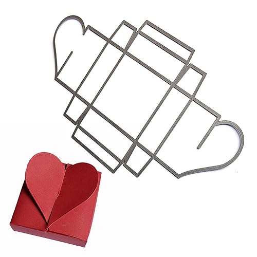 LICHENGTAI Stanzschablone Geschenkbox 3D Herz Box Eiscreme Kuchen Metall Stanzform Prägeschablonen Prägung DIY Cutting Dies für Scrapbooking Foto Album Karten Deko Basteln Geschenkverpackung LICHENGTAI Stanzschablone Geschenkbox 3D Herz Box Eiscreme Kuchen Metall Stanzform Prägeschablonen Prägung DIY Cutting Dies für Scrapbooking Foto Album Karten Deko Basteln Geschenkverpackung von LICHENGTAI
