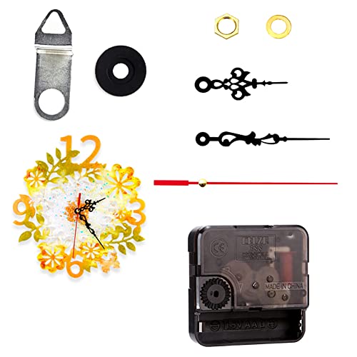 LICHENGTAI Uhr Silikonform Uhr Harzformen, Groß Blume Uhr Wanddekoration Kristall Epoxidharz Form mit Zubehör Uhrenkern Set für DIY Wanduhr Kunst Heimdekoration LICHENGTAI Uhr Silikonform Uhr Harzformen, Groß Blume Uhr Wanddekoration Kristall Epoxidharz Form mit Zubehör Uhrenkern Set für DIY Wanduhr Kunst Heimdekoration von LICHENGTAI