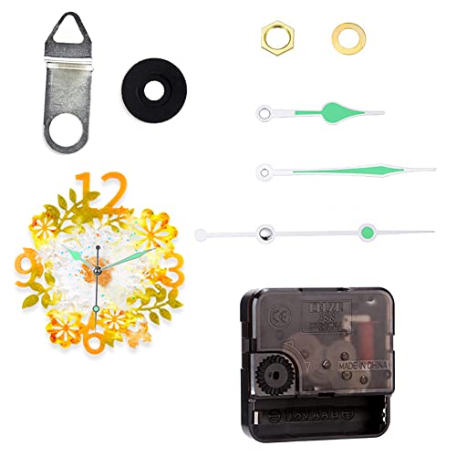 LICHENGTAI Uhr Silikonform Uhr Harzformen, Groß Blume Uhr Wanddekoration Kristall Epoxidharz Form mit Zubehör Uhrenkern Set für DIY Wanduhr Kunst Heimdekoration LICHENGTAI Uhr Silikonform Uhr Harzformen, Groß Blume Uhr Wanddekoration Kristall Epoxidharz Form mit Zubehör Uhrenkern Set für DIY Wanduhr Kunst Heimdekoration von LICHENGTAI
