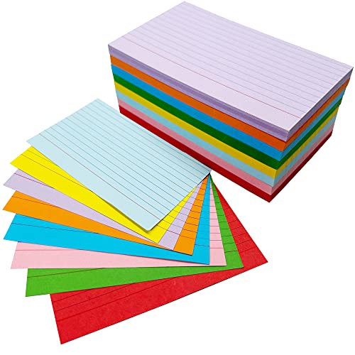Karteikarten, 125 x 75 mm, 8 Farben, 272 Stück Karteikarten, 125 x 75 mm, 8 Farben, 272 Stück von LICIHI